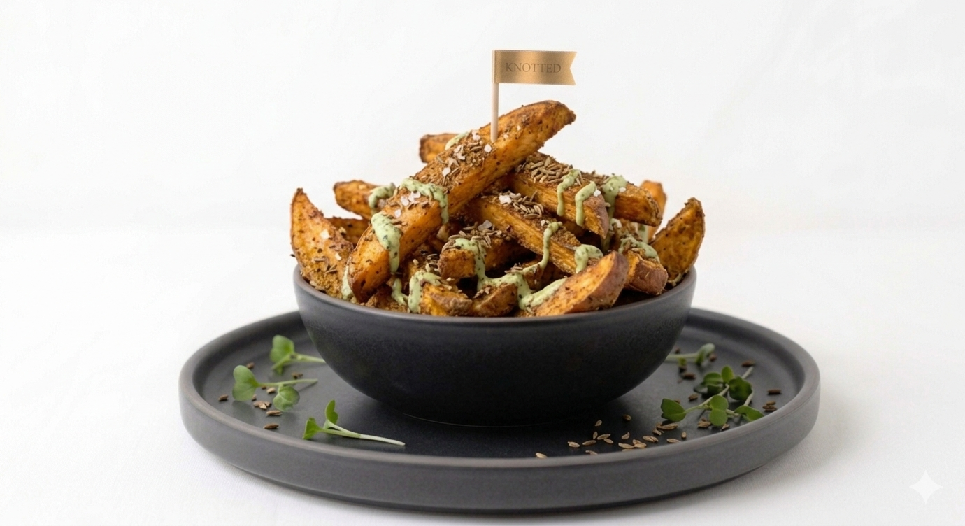 Cumin-Salted Sweet Potato Wedges